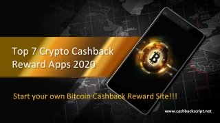 Top 7 Crypto Cashback Reward Apps 2020
