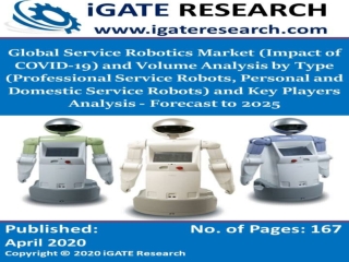Global Service Robotics Market (Impact of COVID-19) and Volume Analysis by Type (Professional Service Robots, Personal a