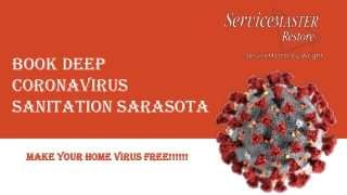 Book Deep Coronavirus Sanitation Sarasota