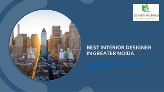 Best interior designer in Greater Noida