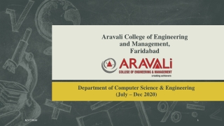 Aravali College of Engineering and Management, Faridabad