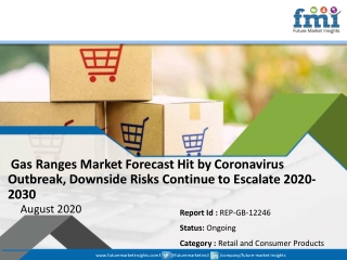 Gas Ranges Market Recorded Strong Growth in 2019; COVID-19 Pandemic Set to Drop Sales 2020-2030