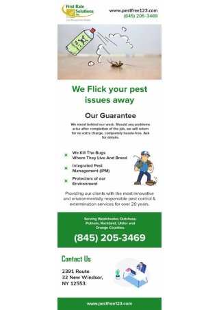 Cockroach control Westchester | Cockroach control Ulster