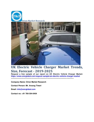 UK Electric Vehicle Charger Market Trends, Size, Forecast - 2019-2025