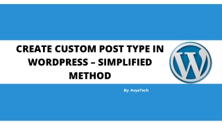 Create Custom Post in WordPress Using Simplified Method