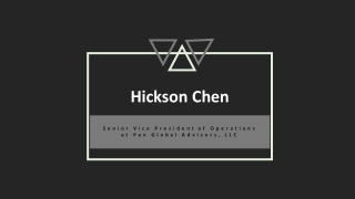 Hickson Chen - Skillful Management Expert