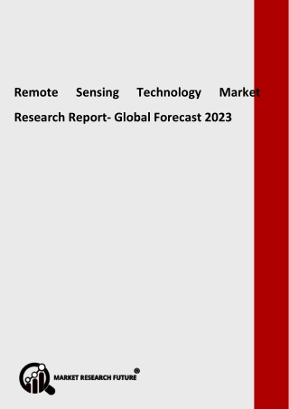 Global Remote Sensing Technology Market