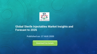 Global Sterile Injectables Market Insights and Forecast to 2026