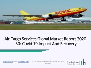 Global Air Cargo Market Emerging Trends, Regional Growth Analysis Forecast To 2023