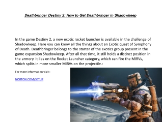 Deathbringer Destiny 2: How to Get Deathbringer in Shadowkeep