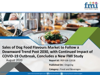 Dog Food Flavours Market