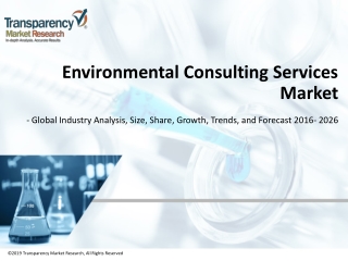 Environmental Consulting Services Market - Global Industry Analysis and Forecast 2016 - 2026