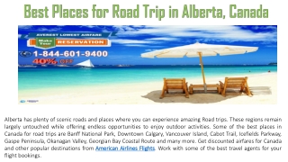 Best Places for Road Trip in Alberta, Canada