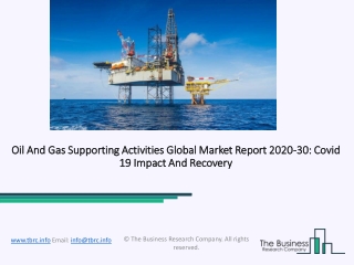 Global Oil And Gas Supporting Activities Market Opportunities And Strategies To 2023