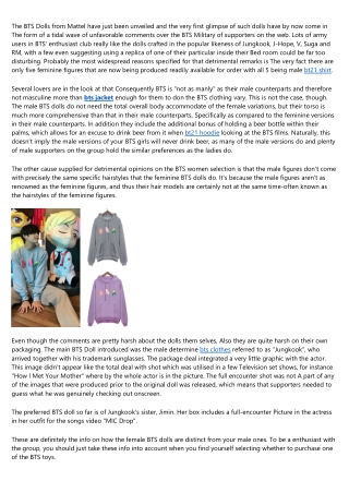 An Introduction to bt21 shirt