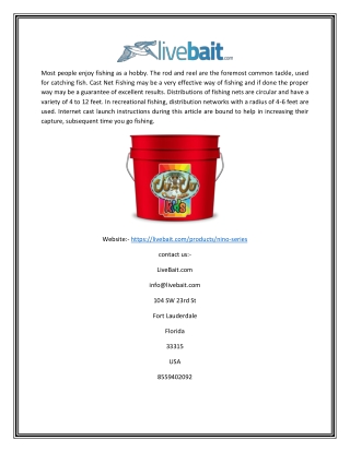 Get Kids Cast Net | LiveBait.com