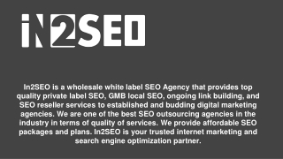 White Label Local SEO- In2SEO