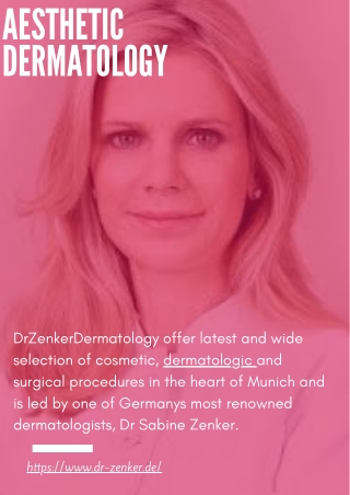 Sabine Zenker MD Dermatologist