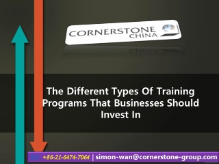 The Different Types Of Training Programs That Businesses Should Invest In