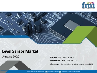 Global Level Sensor Market to Reflect a Modest CAGR of 6% Throughout 2019-2029