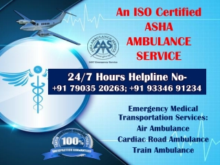 Full-Time ICU Welfare of patients by Ambulance in Patna | ASHA