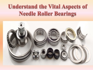 Understand the Vital Aspects of Needle Roller Bearings