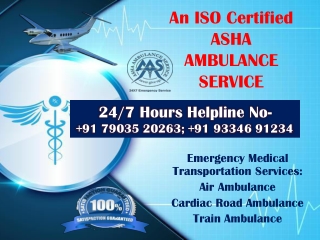 Shift your Infectious Patients by Ambulance Services in Patna | ASHA