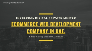 eCommerce web development company in Dubai, Sharjah, Abu-Dhabi