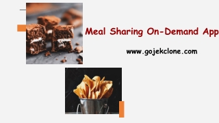 Meal Sharing On-Demand App