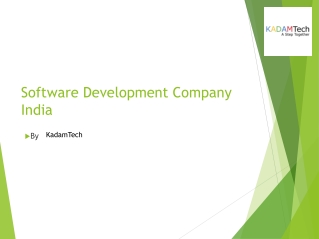 Trusted Software Development Company in India : KadamTech