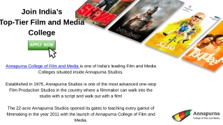 Annapurna College of Film and Media