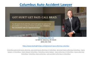 Columbus Auto Accident Lawyer