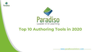 Top Authoring Tools in 2020