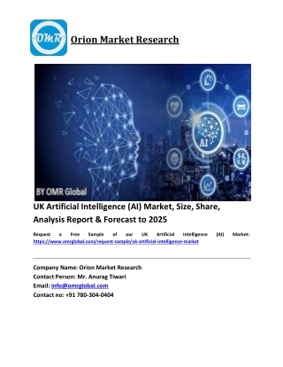 UK Artificial Intelligence (AI) Market Size, Industry Trends, Share and Forecast 2019-2025