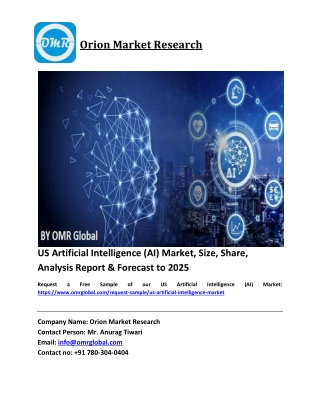 US Artificial Intelligence (AI) Market Size, Industry Trends, Share and Forecast 2019-2025