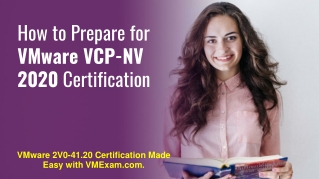 [UPDATED] VMware VCP-NV 2020 (2V0-41.20) Certification Exam