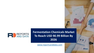 Fermentation Chemicals Market  Analysis, Cost Structures,  Status and Forecasts 2027