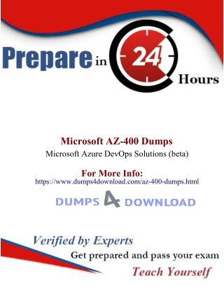 How To Pass AZ-400 Exam Easily With Latest Microsoft AZ-400 Dumps?