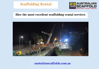 Scaffolding Rental