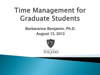 Time Management for Graduate Students
