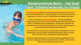 Schwimmschule Berlin - Viel Spaß beim Schwimmenlernen im Urlaub!
