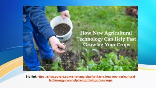 How New agricultural Technology Can Help Fast Growing your crops