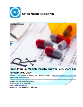 Japan Prazosin Market Size, Share & Forecast to 2026