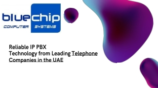 Reliable IP PBX Technology from Leading Telephone Companies in the UAE