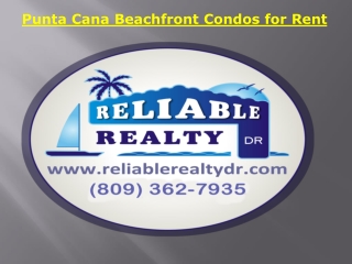 Punta Cana Beachfront Condos for Rent