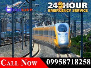 Get Most Advanced Train Ambulance service in Kolkata and Guwahati with ICU Setup - Medilift