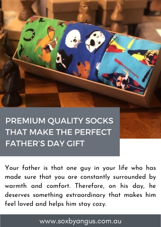 Premium quality socks that make the perfect father’s day gift