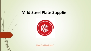 Mild Steel Plate Supplier