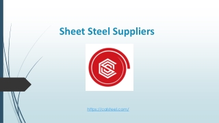 Sheet Steel Suppliers