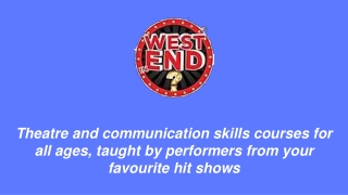 Musical Theatre Workshop